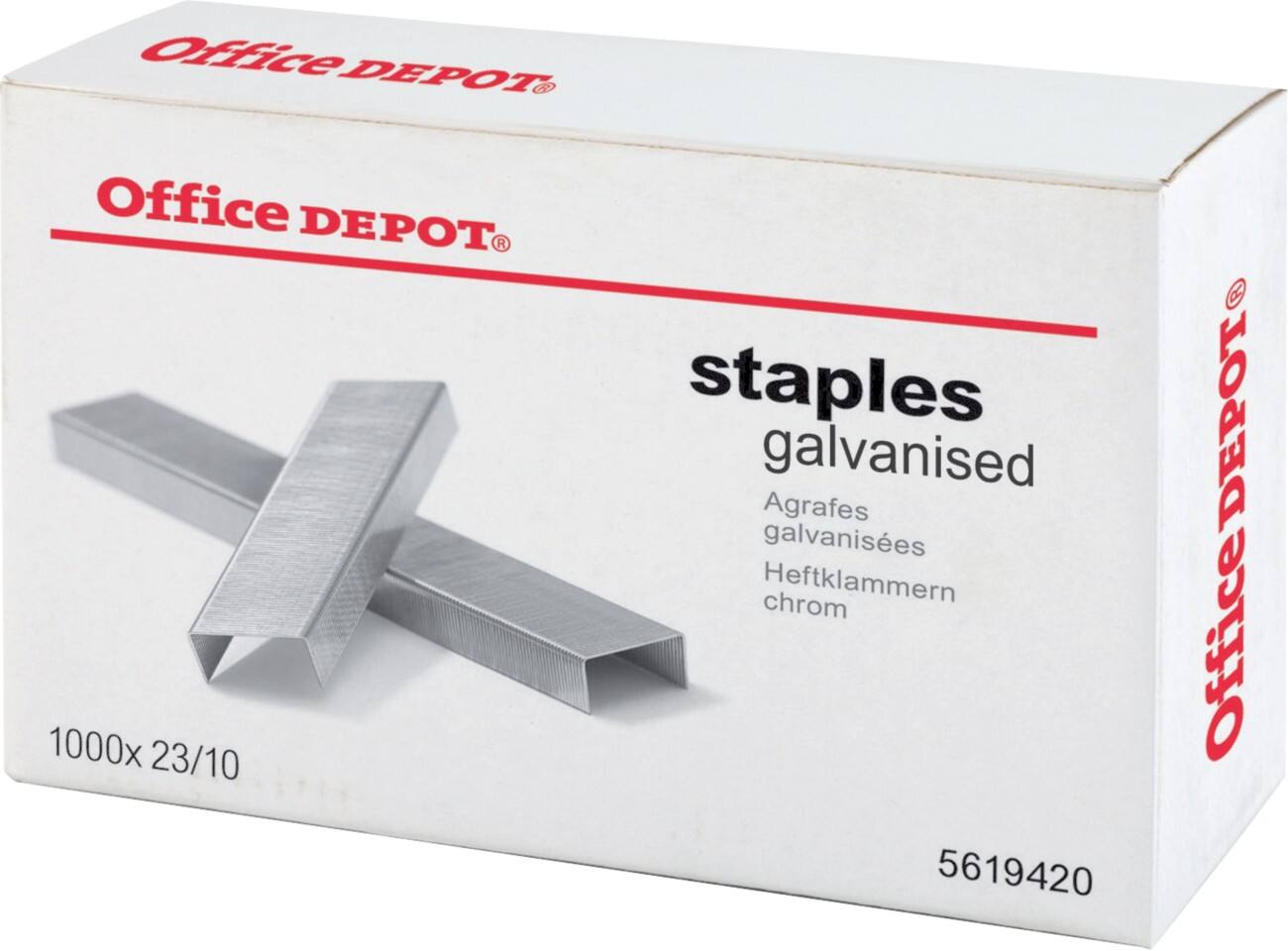 Agrafes Office Depot 23/10 1000 Unités