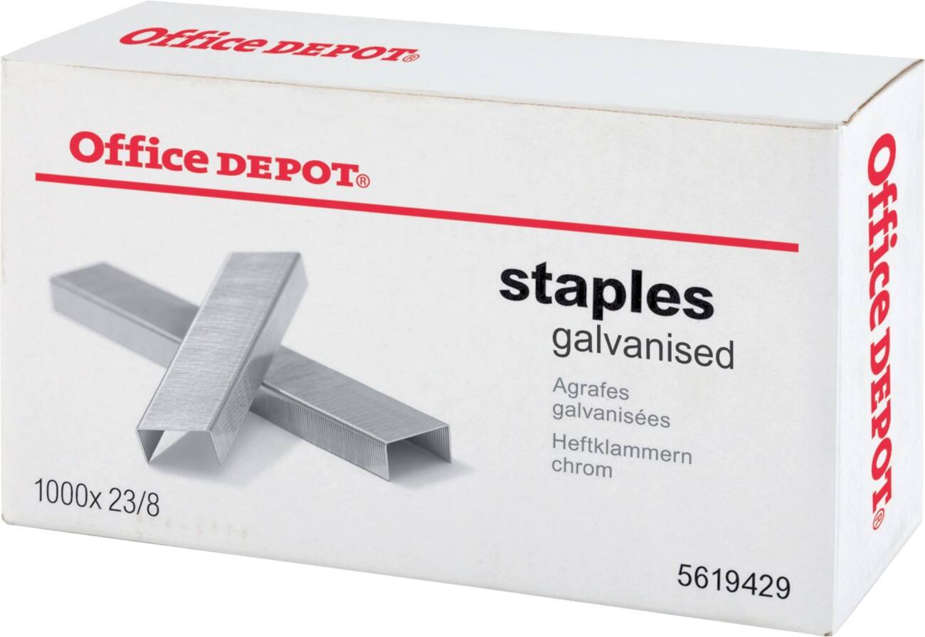 Agrafes Office Depot 23/8 1000 Unités