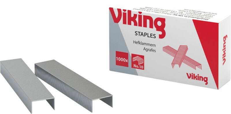 Agrafes Viking Nr. 10 5619456 Fil Argenté 1000 Agrafes