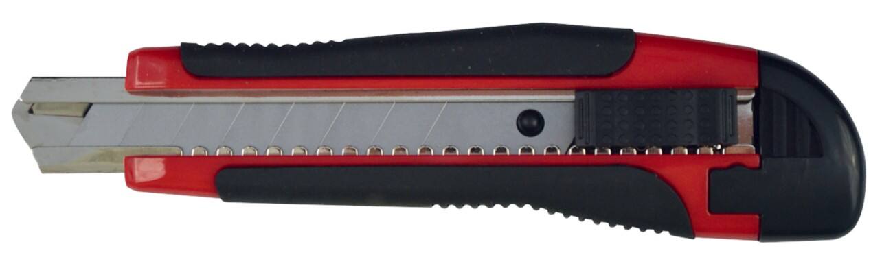 Cutter Office Depot Rouge, noir Acier, plastique 18 mm