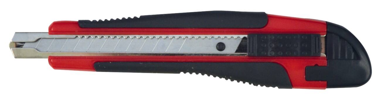 Cutter Office Depot Rouge, noir Acier, plastique 9 mm