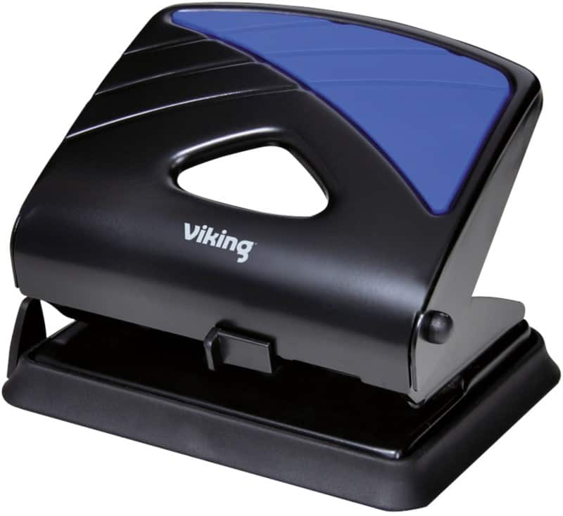 Perforateur Viking 2 Perforations Métal 30 Feuilles 96W0 Bleu, noir