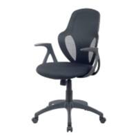 Siège de bureau Realspace Austin Filet, Tissu Noir