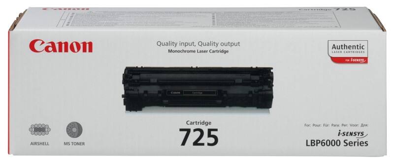 Toner 725 D'origine Canon Noir