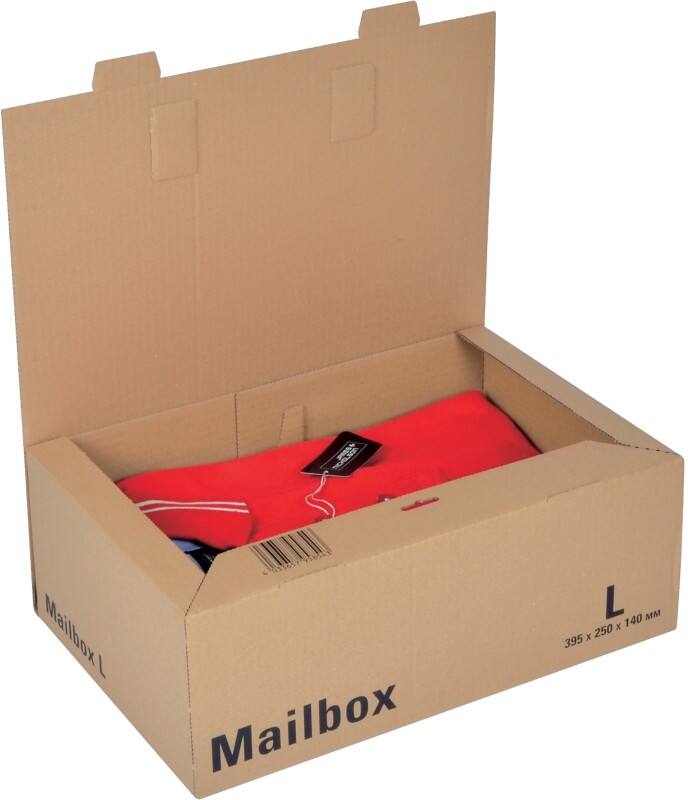Boîtes d'expédition pré-pliées ColomPac L Marron 395 (l) x 140 (P) x 250 (H) mm 15 Unités