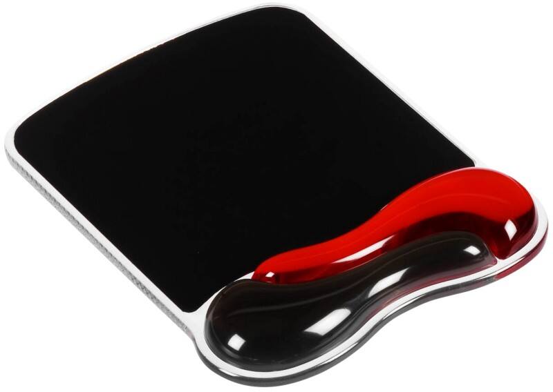 Tapis de souris avec repose-poignet Kensington Duo Gel 62402 Rouge, noir