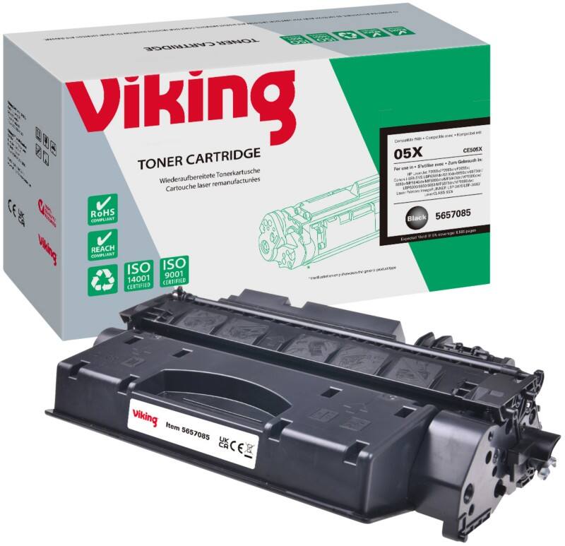 Toner Viking 05X compatible HP CE505X Noir