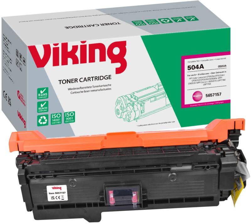 Toner Viking 504A compatible HP CE253A Magenta