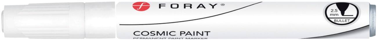 Marqueur peinture Foray Cosmic Paint Moyenne Pointe Ogive Blanc