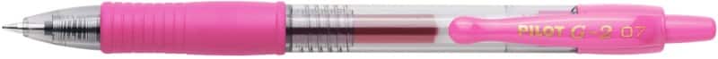 Roller encre gel Pilot G2 Rétractable Rose 0,4 mm Moyen Conique