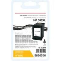 Cartouche jet d'encre Office Depot Compatible HP 300XL Noir CC641EE