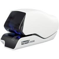 Agrafeuse électrique Rapid 5025E 25095200 Flat Clinch pleine bande blanc 25 feuilles 5025 cartouche d'agrafe 5025 métal, plastique