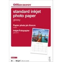 Papier photo jet d'encre Office Depot Premium Blanc Brillant 180 g/m² 29,7 x 42 cm A3 50 Feuilles