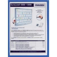 Cadre d'affichage Franken A4 Magnétique Bleu Plastique ITSA4M/5 03 23 (L) x 31,7 (H) cm 5 Unités