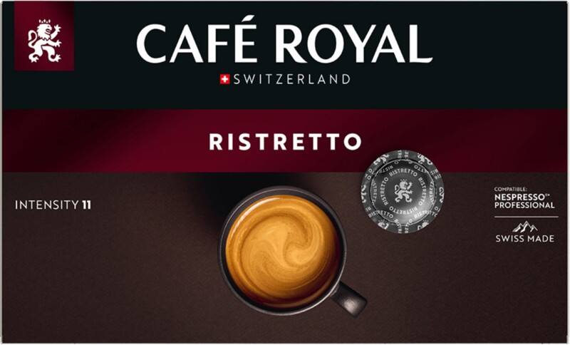 Dosettes de café Professional CAFÉ ROYAL Ristretto Fort Arabica 50 Unités de 6 g