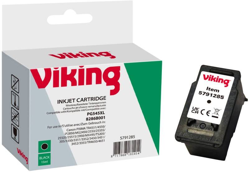 Cartouche jet d'encre Viking Compatible Canon PG-545XL Noir