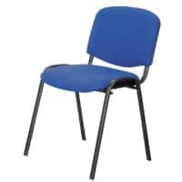 Chaise de conférence Niceday ISO Basic Tissu Bleu 4 Unités
