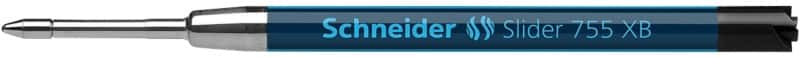 Recharge pour stylo-bille Schneider Slider 1.4 mm Moyenne Bille Noir 755 XB