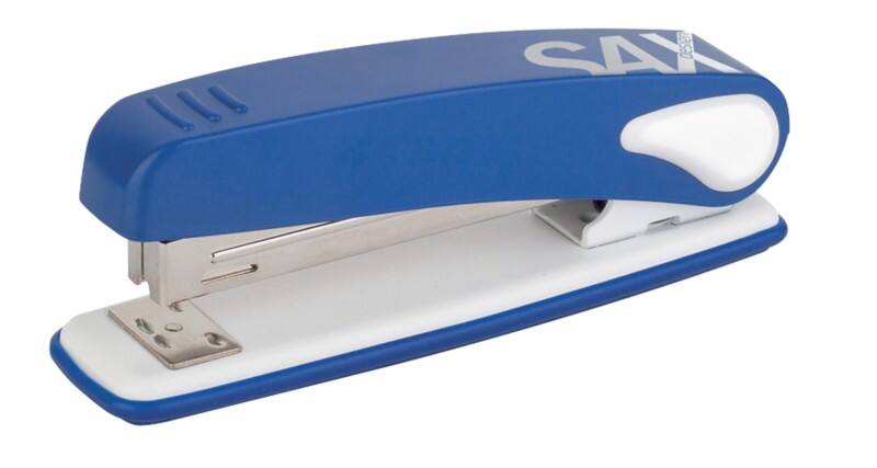 Agrafeuse SAX 249 Pleine bande 25 Feuilles Bleu 24/6, 26/6 Métal, Plastique