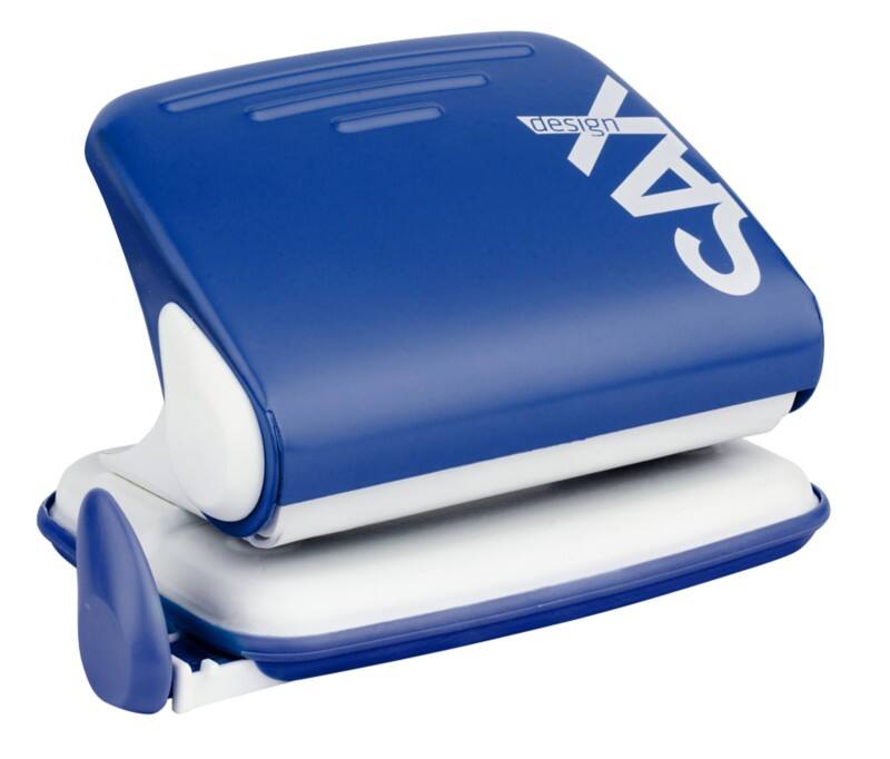 Perforateur SAX Century 2 Perforations Métal 15 Feuilles Conception Bleu