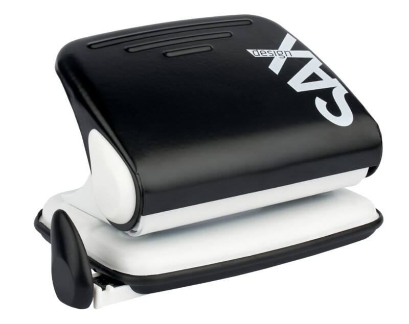 Perforateur SAX Century 2 Perforations Métal 15 Feuilles Conception Noir