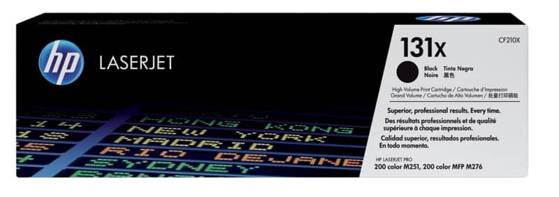Print Cartridge HP 131X D'origine CF210X Noir