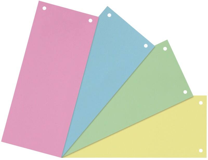 Bandes intercalaires Viking 100% Recyclé A4 Assortiment Carton Rectangulaire 2 Perforations 5843556 40 Unités