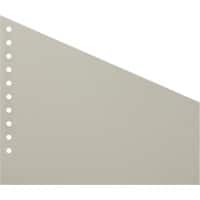 Intercalaires Niceday Vierge Spécial Gris Carton Trapèze 10 Perforations 5843574 100 Unités