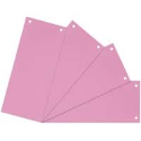 Bandes intercalaires Vierge Viking Recyclé 100% Rose Carton Rectangulaire 2 Perforations 5847138 100 Unités