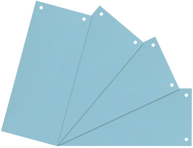 Bandes intercalaires Viking 100% Recyclé A4 Bleu Carton Rectangulaire 2 Perforations 5847192 100 Unités