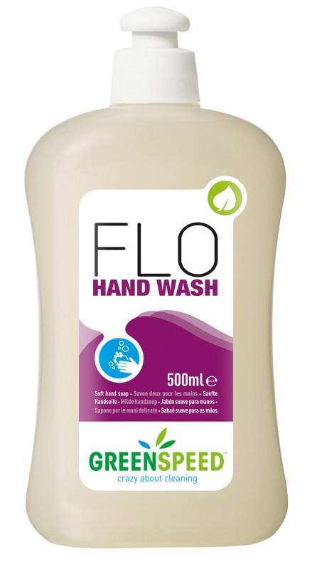 Savon pour les mains GREENSPEED Pompe doseuse Liquide Fleur Blanc 4000516 500 ml