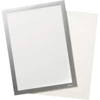 Cadre d'affichage DURABLE DURAFRAME A4 Adhésif Argenté Adhésif Plastique 496823 23,4 (L) x 37,5 (P) x 32,6 (H) cm