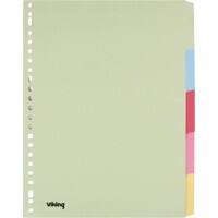 Intercalaires Office Depot Vierge A4 Assortiment 5 intercalaires Manille Rectangulaire 23 Perforations 5914863 5 Feuilles
