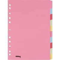 Intercalaires Office Depot Vierge A4 Assortiment 10 intercalaires Carton Rectangulaire 11 Perforations 5914935 10 Feuilles
