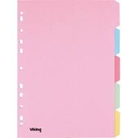 Intercalaires Office Depot Vierge A4 Assortiment 5 intercalaires Carton Rectangulaire 11 Perforations 5 Feuilles