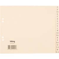 Intercalaires Office Depot papier 100 g/m² A4 (1/2 hauteur) 20 intercalaires Chamois