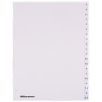 Intercalaires Office Depot pp A4 20 intercalaires a - z 4 Blanc