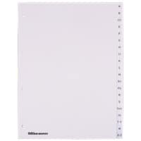 Intercalaires Office Depot pp A4 20 intercalaires a - z 4 Blanc