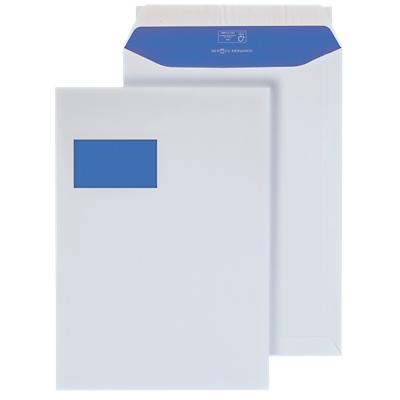 Enveloppes Hermes C4 100 g/m² Blanc Avec Fenêtre Bande adhésive 250 Unités