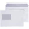 Enveloppes Hermes C5 80 g/m² Blanc Avec Fenêtre Bande adhésive 500 Unités