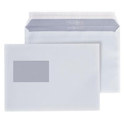 Enveloppes Hermes Avec fenêtre C5 229 (l) x 162 (h) mm Bande adhésive Blanc 80 g/m² 25 Unités