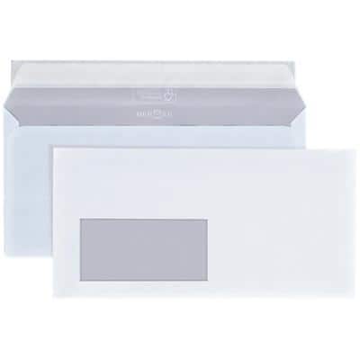Enveloppes Hermes 30000622 DL+ 80 g/m² Blanc Avec Fenêtre Bande adhésive 500 Unités