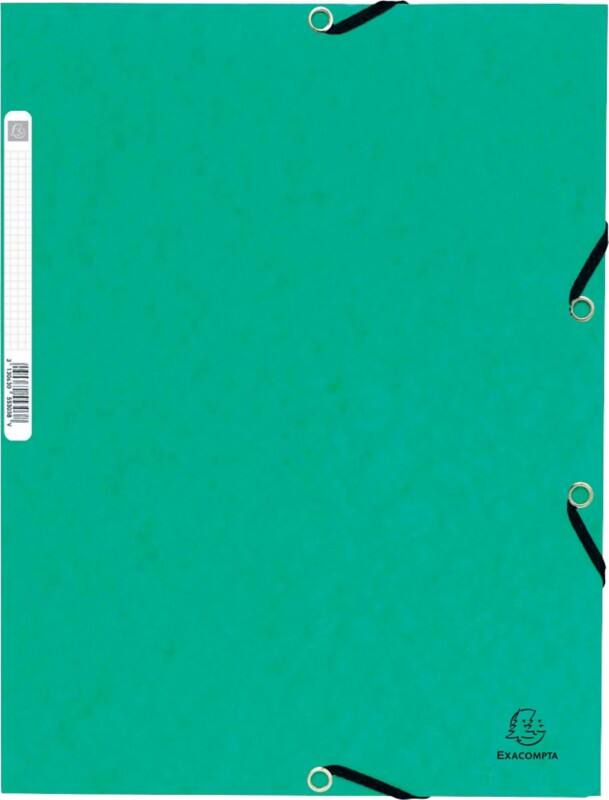 Chemise à 3 rabats Exacompta 55303E-EA A4+ Vert Carton 24 x 0,3 x 32 cm