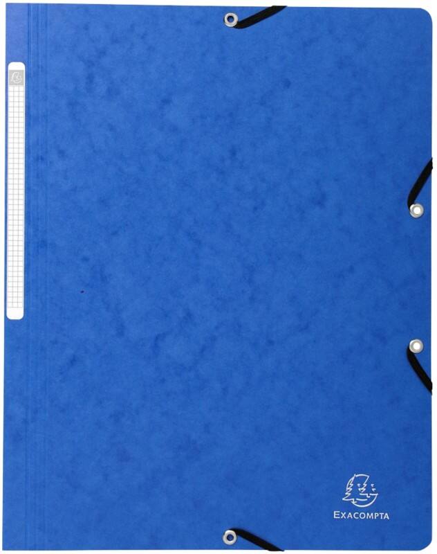 Farde à élastique Exacompta Forever A4 Bleu Carton 24 x 32 x 32 cm