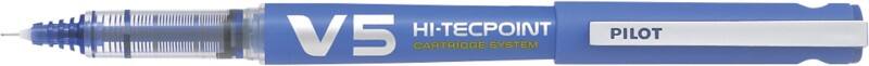 Stylo-bille Pilot Hi-Tecpoint Cartridge System Non rétractable Bleu 0,3 mm Fin Aiguille Rechargeable 71% Recyclé