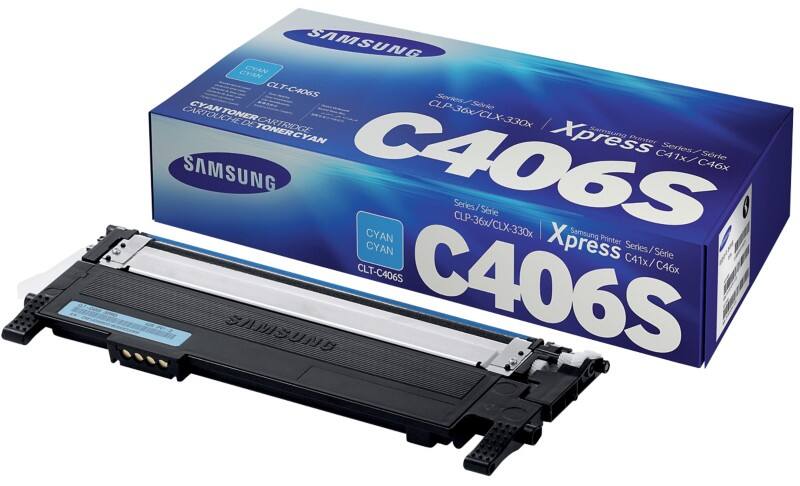 Toner CLT-C406S D'origine Samsung Cyan