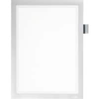 Cadre d'affichage DURABLE DURAFRAME Note A4 Adhésif Argenté Adhésif PVC 4993-23 23,5 (L) x 0,5 (P) x 37 (H) cm