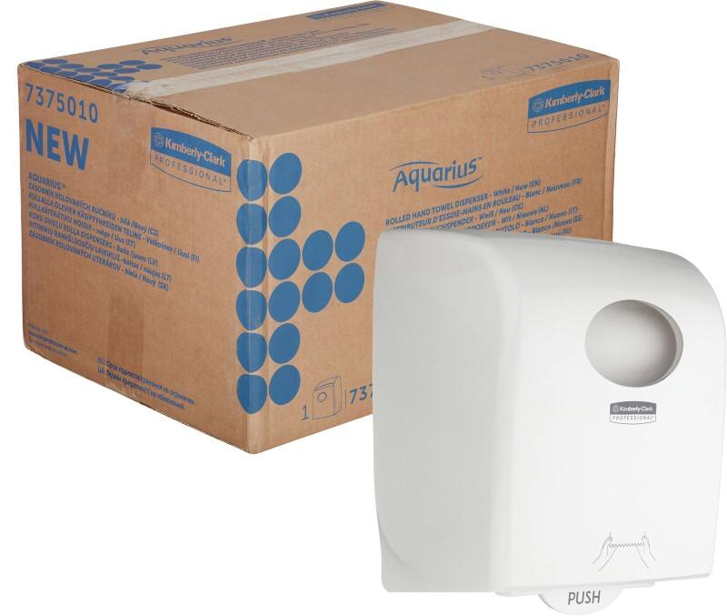 Distributeur d'essuie-mains AQUARIUS 7375 Plastique Blanc