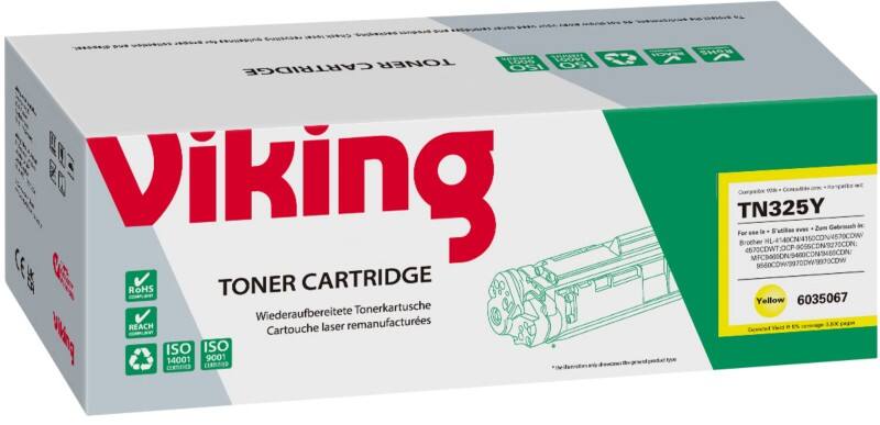 Toner Viking compatible Brother TN-325 Jaune