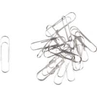 Trombones Office Depot Arrondis 30 mm Argenté 100 unités